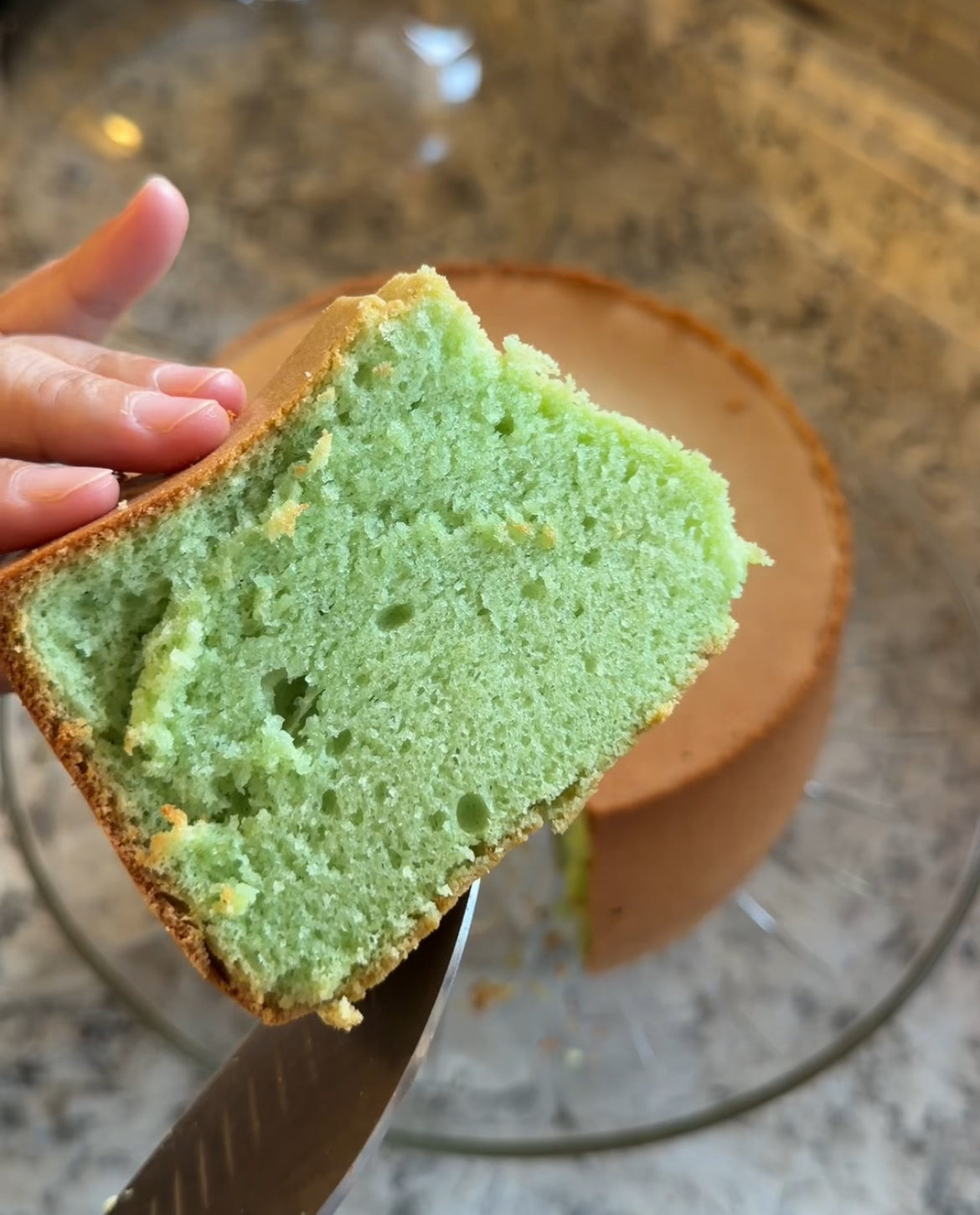 Pandan Chiffon Cake