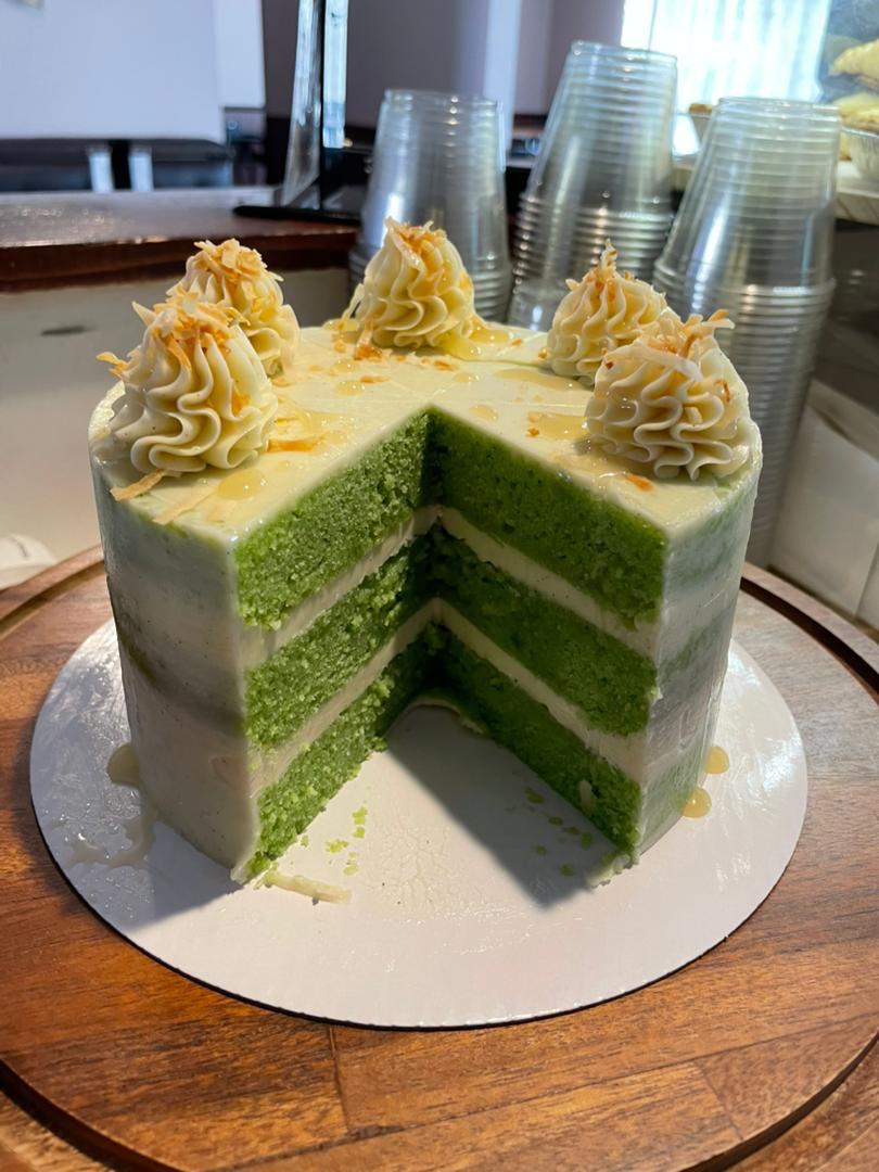 Pandan Gula Melaka Cake