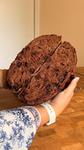 Chocolate Espresso Sourdough Loaf
