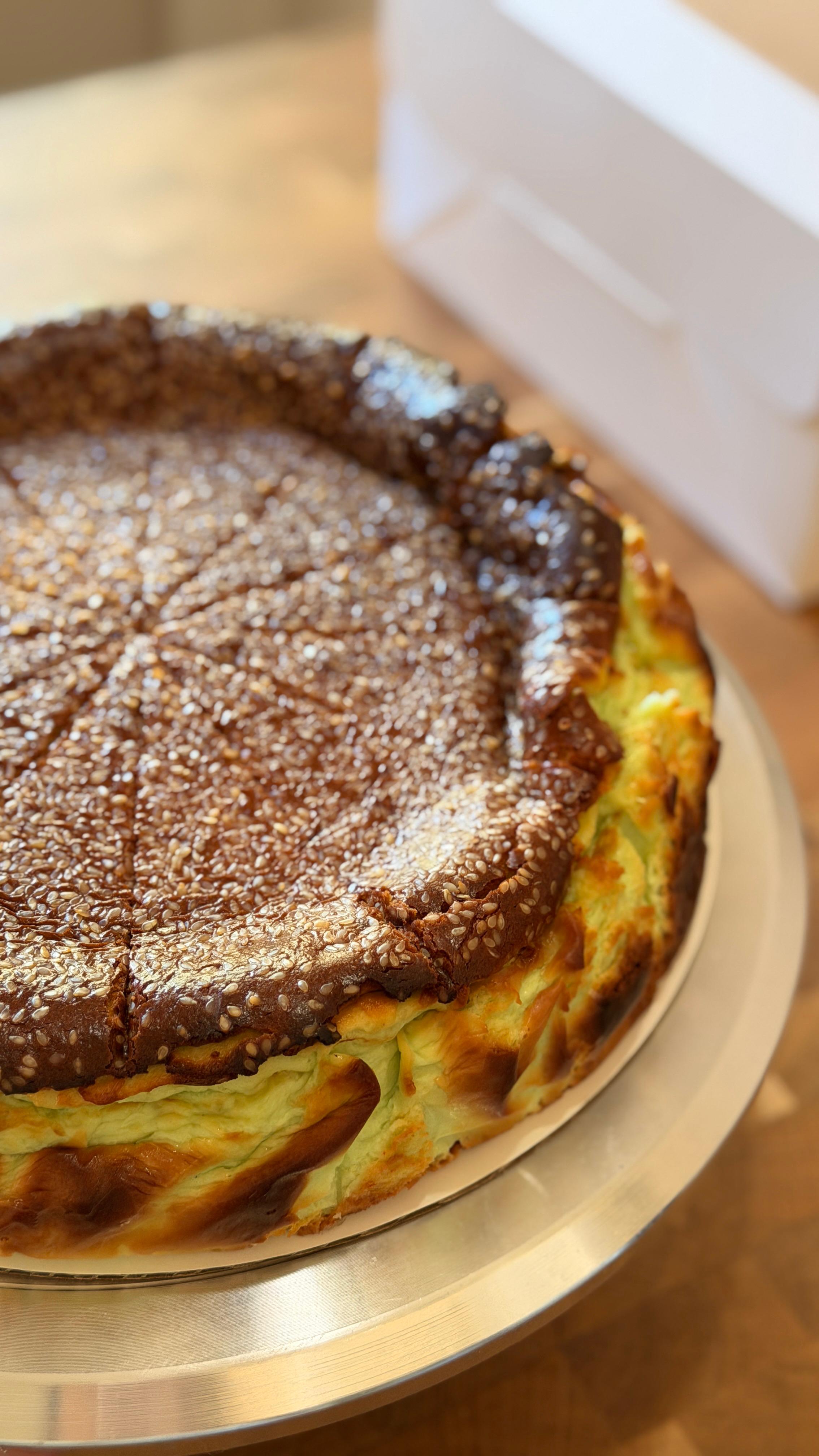 Pandan Basque Burnt Cheesecake