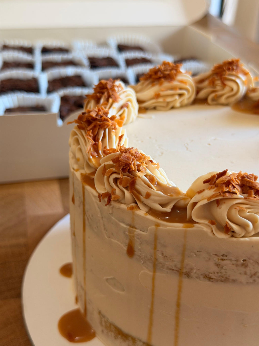 Pandan Gula Melaka Cake
