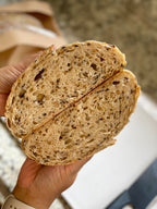 Butter Oatmeal Sourdough Bread